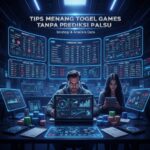 Ilustrasi Tips Menang Togel Games Tanpa Prediksi Palsu menggunakan Hokijoss, menampilkan papan angka digital, prediksi resmi, dan pemain mobile
